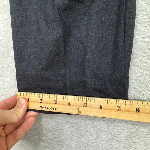 Suitsupply Brescia Trousers Mens 36x28 Grey Vitale Barberis Canonico Wool Casual - Picture 14 of 15